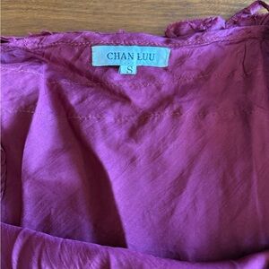 Chan Luu Rich Plum Top